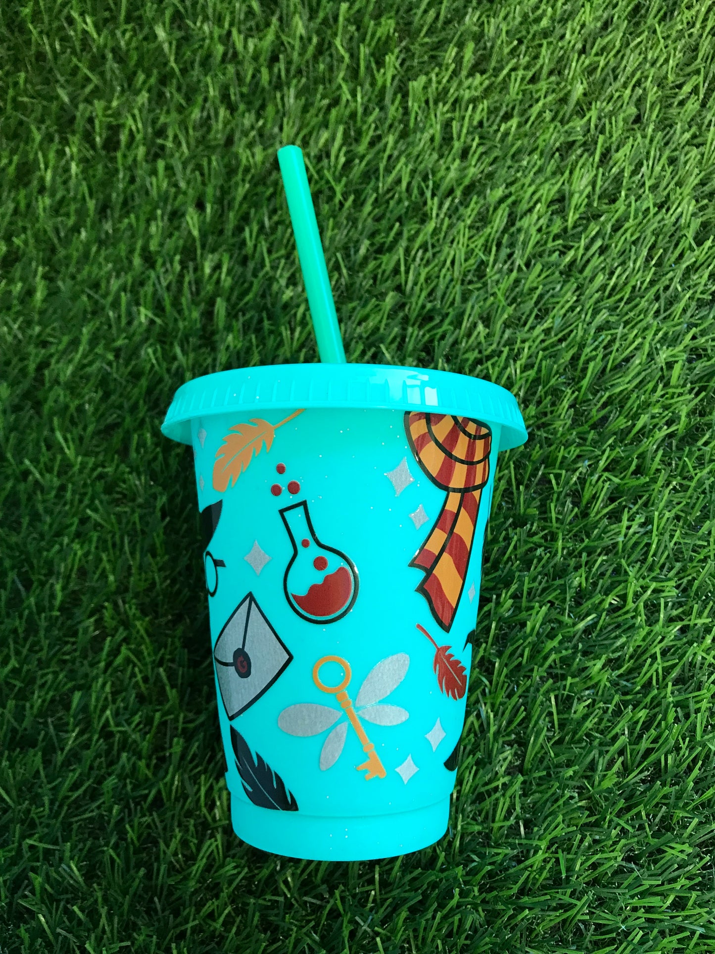 HP Logos (Teal)16oz