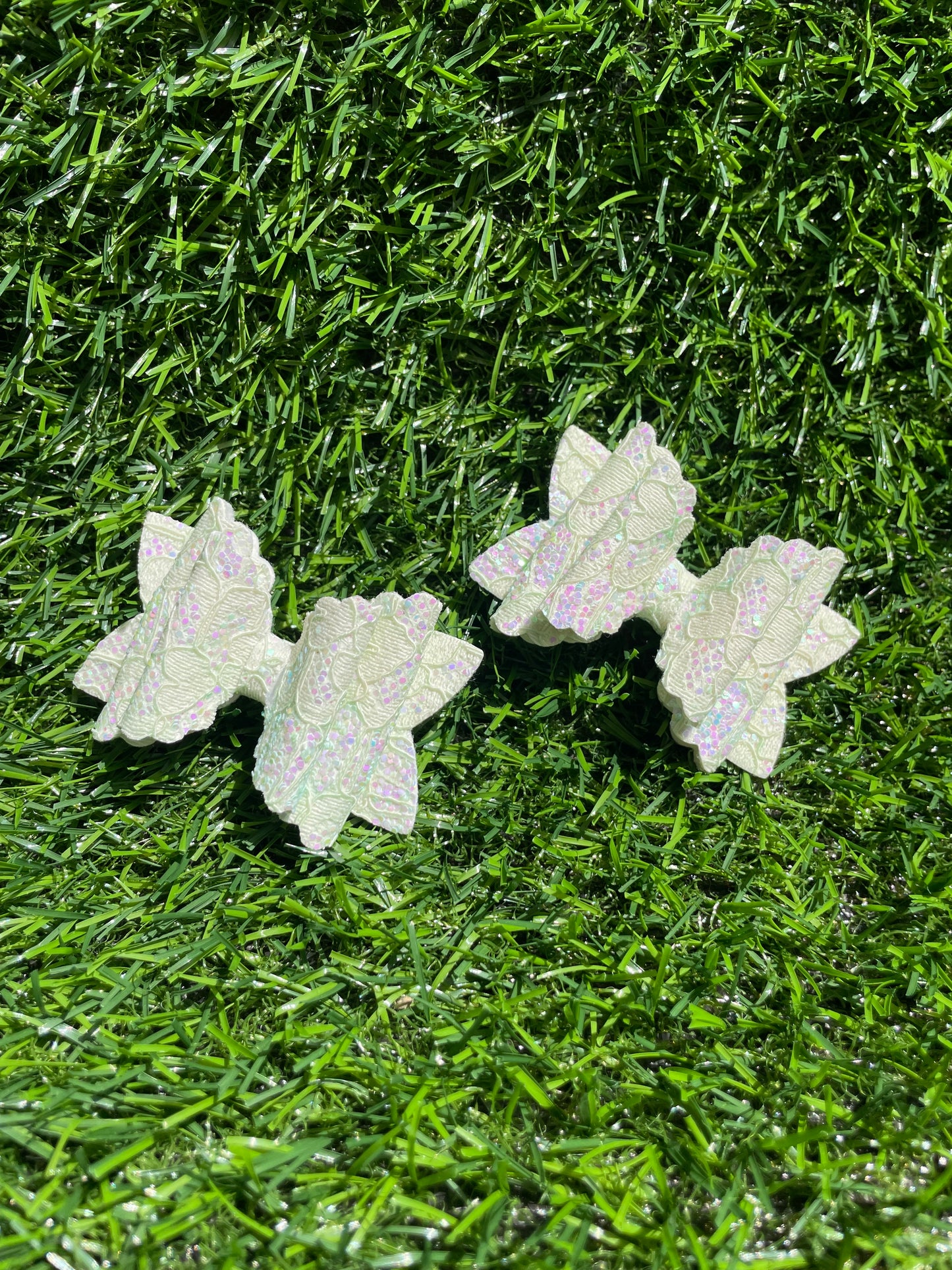 Embossed Glitter Piggy Set (Pale Green)