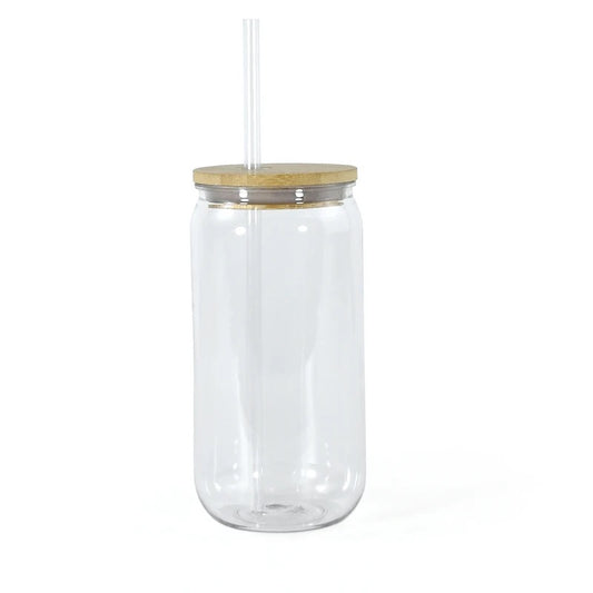 16oz Glass Can Cup
