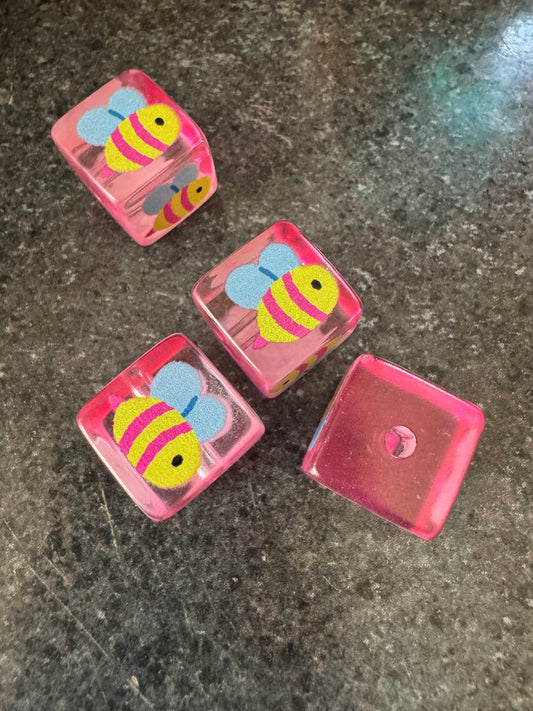 Bee Happy Resin Bead Pack