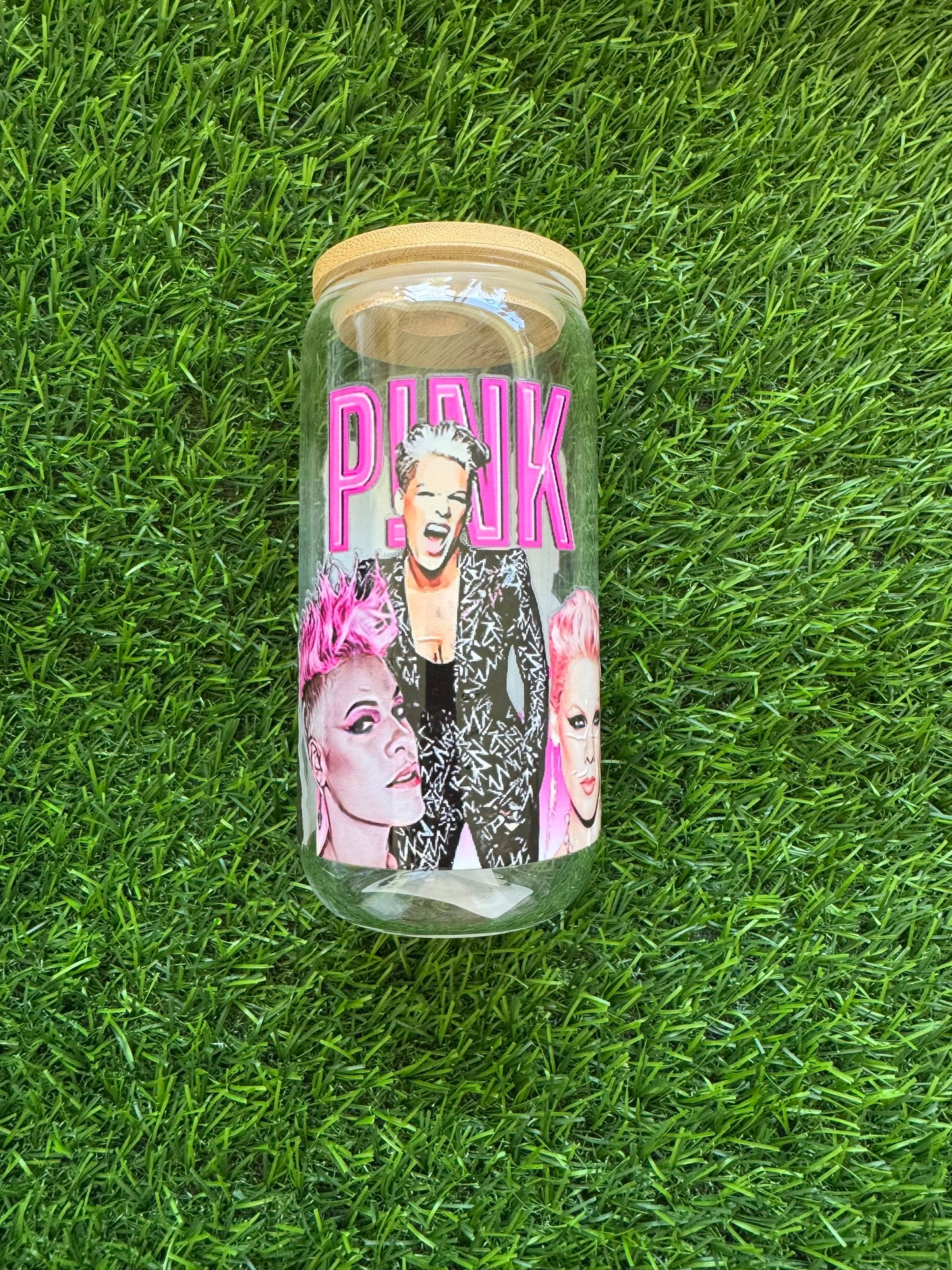 Pink- Glass
